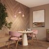 Appliques murales Acier Rose E14 2 Nox