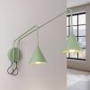 Appliques murales Acier Sauge E14 2 Nox