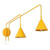 Appliques murales Acier Jaune E14 2 Nox