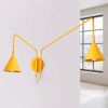 Appliques murales Acier Jaune E14 2 Nox