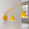 Appliques murales Acier Jaune E14 2 Nox