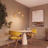 Appliques murales Acier Jaune E14 2 Nox