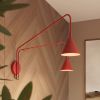 Appliques murales Acier Rouge E14 2 Nox