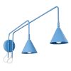 Appliques murales Acier Bleu E14 2 Nox
