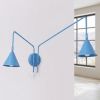 Appliques murales Acier Bleu E14 2 Nox