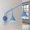 Appliques murales Acier Bleu E14 2 Nox