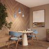Appliques murales Acier Bleu E14 2 Nox