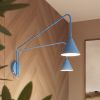 Appliques murales Acier Bleu E14 2 Nox