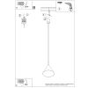 Suspensions Acier Doré E27 1 Nox