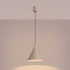 Suspensions Acier Taupe E27 1 Nox