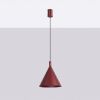 Suspensions Acier Bourgogne E27 1 Nox