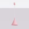 Suspensions Acier Rose E27 1 Nox
