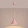 Suspensions Acier Rose E27 1 Nox