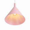 Suspensions Acier Rose E27 1 Nox