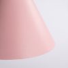 Suspensions Acier Rose E27 1 Nox