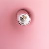 Suspensions Acier Rose E27 1 Nox