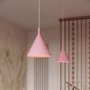 Suspensions Acier Rose E27 1 Nox