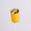 Suspensions Acier Jaune E27 1 Nox