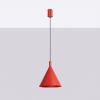 Suspensions Acier Rouge E27 1 Nox