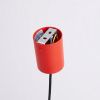 Suspensions Acier Rouge E27 1 Nox