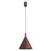 Suspensions Acier Brun E27 1 Nox