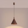 Suspensions Acier Brun E27 1 Nox