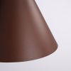Suspensions Acier Brun E27 1 Nox