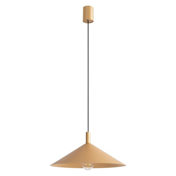 Suspensions Acier Doré E27 1 Nox