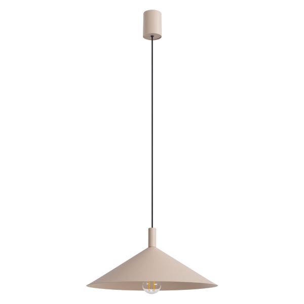 Suspensions Acier Taupe E27 1 Nox