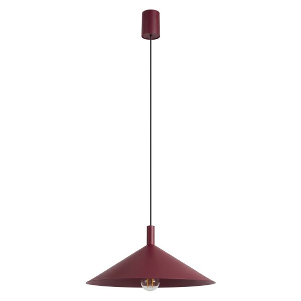Suspensions Acier Bourgogne E27 1 Nox