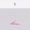 Suspensions Acier Rose E27 1 Nox
