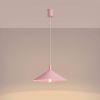 Suspensions Acier Rose E27 1 Nox