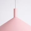 Suspensions Acier Rose E27 1 Nox