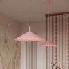 Suspensions Acier Rose E27 1 Nox