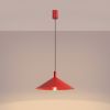 Suspensions Acier Rouge E27 1 Nox
