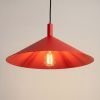 Suspensions Acier Rouge E27 1 Nox