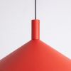Suspensions Acier Rouge E27 1 Nox