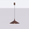 Suspensions Acier Brun E27 1 Nox