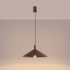 Suspensions Acier Brun E27 1 Nox