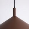 Suspensions Acier Brun E27 1 Nox