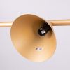 Lustres Acier Doré E14 4 Nox
