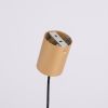 Lustres Acier Doré E14 4 Nox