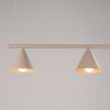 Lustres Acier Taupe E14 4 Nox