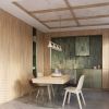 Lustres Acier Taupe E14 4 Nox
