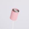 Lustres Acier Rose E14 4 Nox