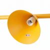 Lustres Acier Jaune E14 4 Nox