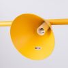 Lustres Acier Jaune E14 4 Nox