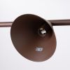 Lustres Acier Brun E14 4 Nox