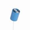 Lustres Acier Bleu E14 4 Nox