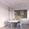 Lustres Acier Bleu E14 4 Nox